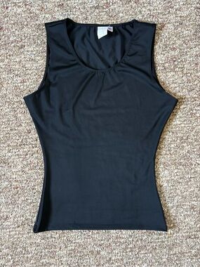 Insta Slim High Compression Sleeveless Tank Top Black Size L